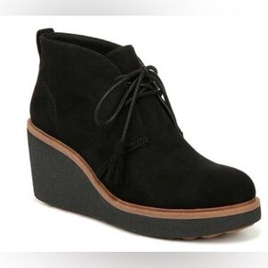 Dr. Scholl's Black Wedge Ankle Boots